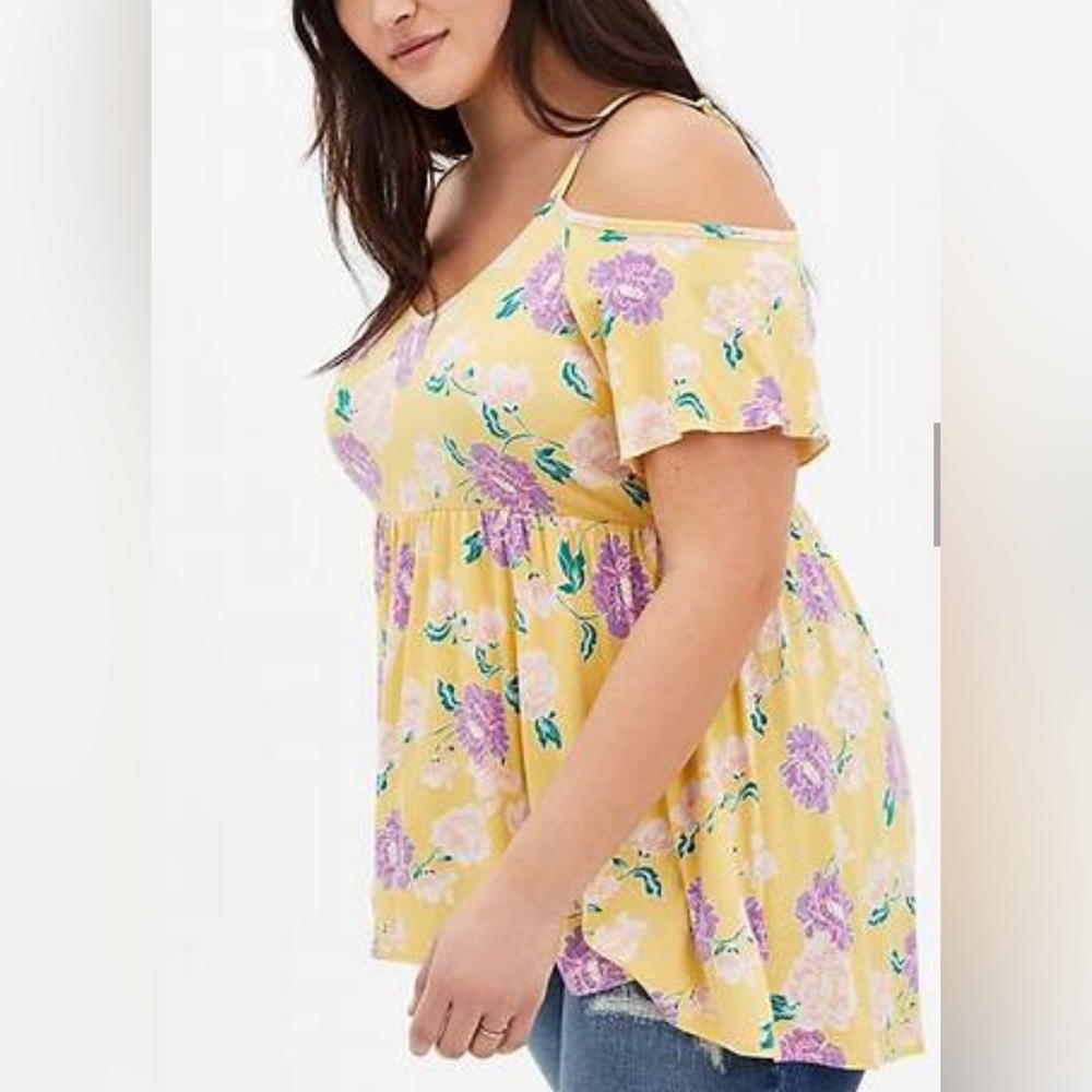 Torrid cold shoulder babydoll